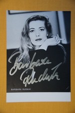 Barbara Rudnik (+2009) - original Autogramm - Autogrammkarte