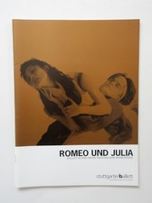 Programmheft "Romeo und Julia" John Cranko Stuttgarter Ballett 2003
