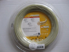 PACIFIC Tennissaite POLY POWER COMP  (200m Rolle) 1,30 mm Fb. natural :NEU :