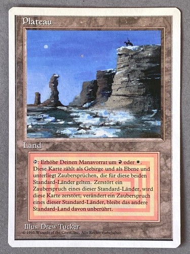 Mtg plateau doppel land - mtg,