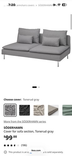 Ikea soderhamn cover for - soderhamn,