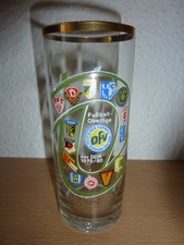 DDR Oberliga Bierglas 15cm