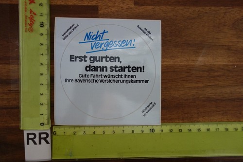 Alter aufkleber kfz leben - aufkleber,