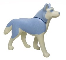 PLAYMOBIL FIGUR HUSKY HUNDE
