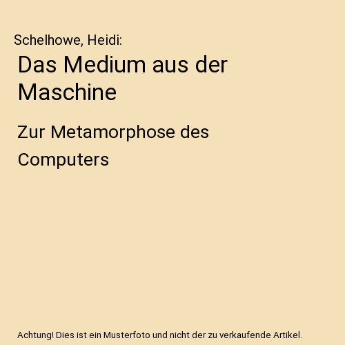Das medium aus der - medium,