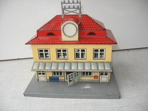 Bahnhof aus blech für spur - spur, 0