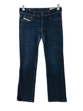 Diesel Ronhary Damen Dunkelblau Slim Bootcut Passform Jeans Eu W29 L30 Im Italy