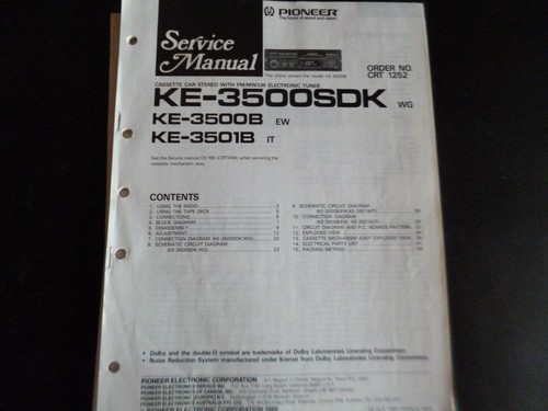 Original service manual - original,