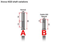 Xnova 4020 Ersatzwelle B