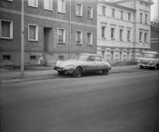 Foto digital DDR Straßenszene Bernau PKW Citroen, Barkas - ca. 1978 s/w 108