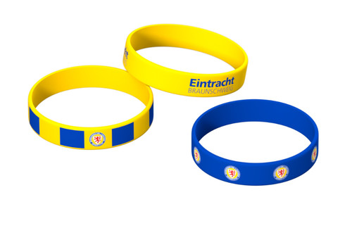 Set fan slikonarmbänder - 3-er, fan-slikonarmbänder