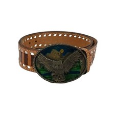 Herren Gürtel Leder Braun