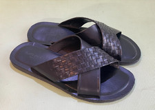 LEO PUCCI Luxus Herren Elegant Sandalen Pantoletten. Gr.41. Geb. Zus.-LP:120€