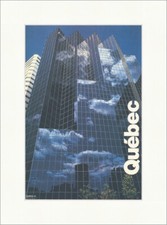 Monique Dupras: Quebec Kanada Hochhaus Glasfassade Kunstdruck Plakatwelt 478