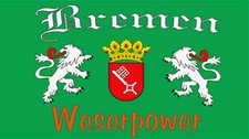 Fahne Flagge Bremen Weserpower