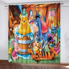 Maßgefertigte Vorhänge 04.Winnie the Pooh Schlafzimmer Verdunklung UV-Schutz