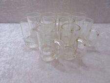 10 x Antikes Bierglas Humpen - Vintage um 1900 - 12,2 cm - 0,2 l - Kronenmarke