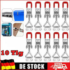 10X Spannverschluss Kistenverschluss Einstellbar Hebel Koffer Verschluss DE