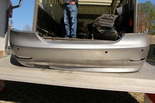 BMW 5er E60 Stoßfänger Stoßstange hinten 4x PDC silbergrau Heckschürze Limousine