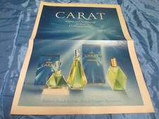 Carat Parfum - Reklame , 60er Jahre Werbung , Nostalgie , Vintage  Print , # 707
