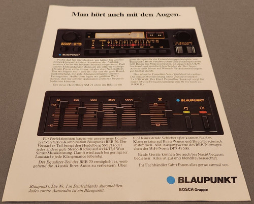 Blaupunkt auto radio sm 21 - blaupunkt,