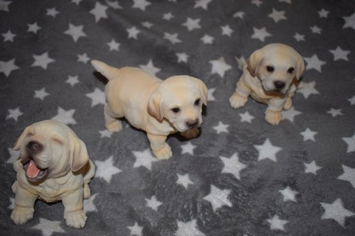 Gartenfigur retriever set - er,