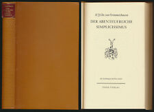 Grimmelshausen, Der abenteuerliche Simplicissimus. [Ganzlederausgabe].