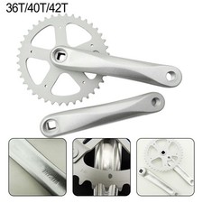 Silber Stahl Kurbelgarnitur