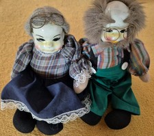 2 Porzelan Puppen Oma &Opa