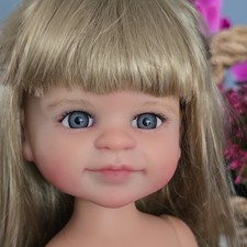 Neu bemalte Puppe, Original Paola Reina, 32 cm mit Gelenkkörper 