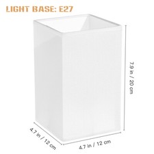 Rechteckiger Lampenschirm Für