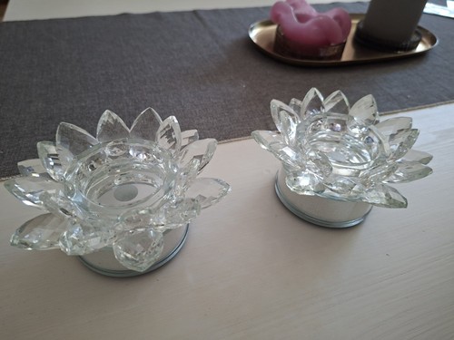 Kerzenhalter glasblüte - x,