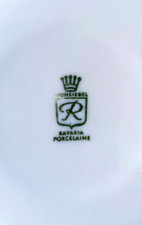 Wunsiedel Bavaria Porzellan, 6 Untertassen-Teller 11,5 cm.