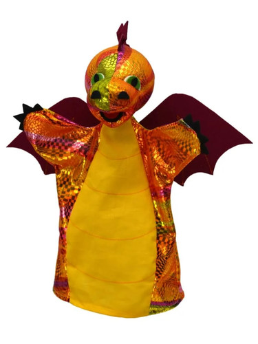 Handpuppe drachen regenbogen - handpuppe,