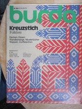 Zeitschrift; burda Kreuzstich Folkkore, E 411