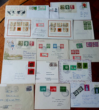 BRD ab 1948: Konvolut von 80 Briefen ab 1961 EF, MeF, MiF  R-Briefe, ansehen!!!