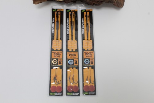 Fox edges wide gape rigs - fox,