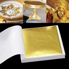 100 x Blattgold 8 x 8,5 cm 24