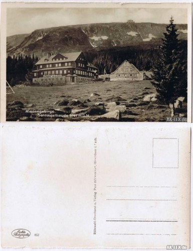 Postcard krummhübel karpacz - postcard,