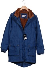 Lands End Mantel Damen Jacke Parka Gr. M Baumwolle Blau #sd4dm6q