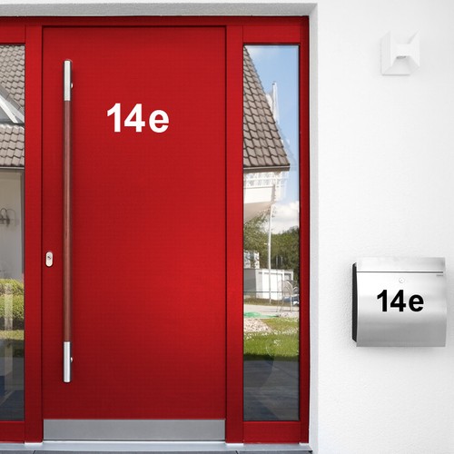 Wandtattoo hausnummer wand - hausnummer,