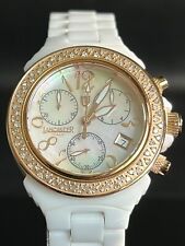 Lancaster Armbanduhr Damen Diamanten zus.ca. 0,59ct. Saphirglas & Box