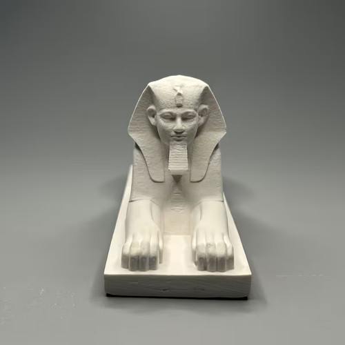 Sphinx statue weiß 13cm - statue, –