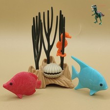 Playmobil Unterwasserlandschaft-Diorama-Meer-Ozean-Aquarium-Fische-Taucher-Ta...