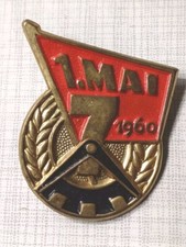 Original altes DDR Abzeichen Anstecknadel 1 Mai 1960