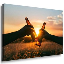 Bier anstossen abend - bier,