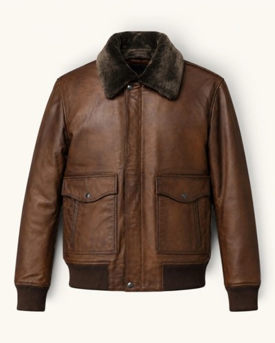 Herren echt braun leder - herren,