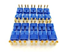 20 Stk. EC3  Stecker + Buchse Set (10 Paar) AMASS Goldkontakt  E-flite