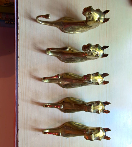 Garderobenhaken pferdekopf - 5x,