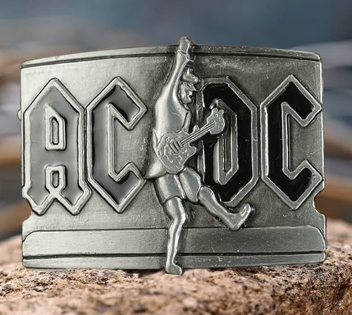 Metall gürtelschnalle - ac/dc,